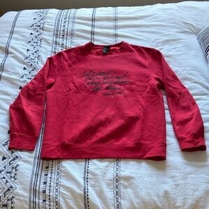 H&M Vibrant Red Sweatshirt